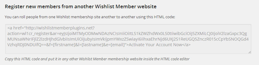Using the Rolling Members Registration Link