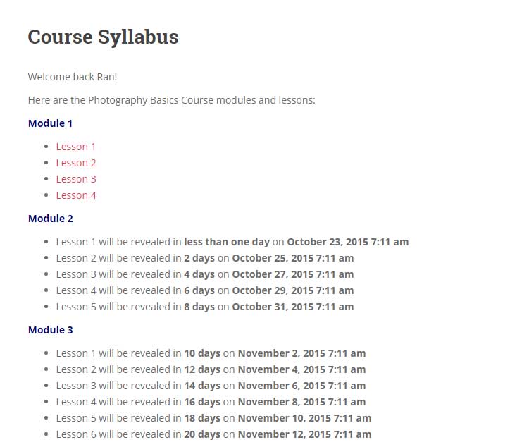 Course Syllabus Frontend