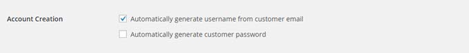 WooCommerce Automatic Password Generator